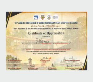 13th AOMSI karnataka 2026 OrthoMax® Mfg Co Pvt ltd