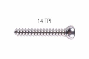 Cortical Screws 4.5 mm dia. 14 TPI Hexagonal Head OrthoMax® Mfg Pvt ltd