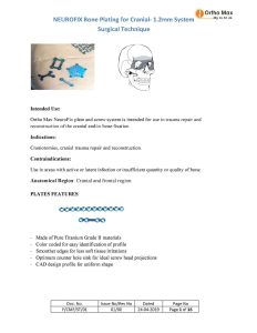 NeuroFix Plating System Surgical Techniques