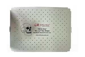 All in One Ultra Lock Ezyshape Mandibular Reconstruction Set Titanium CMF Orthopaedic Implant Kit