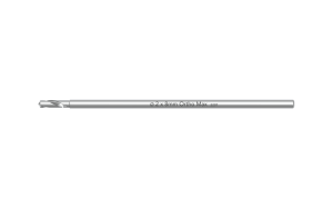 S.S. Drill Bits for Micromotors Short Flute 2.5mm Surgical Stainless Steel CMF Mandible Plating Drill Bit Orthomax India