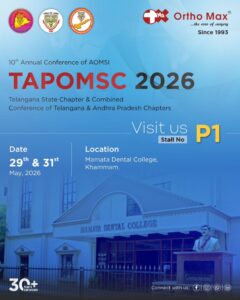 Ortho Max is proud to be a part of TAPOMSC 2026