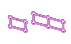 Titanium 3D Plates 1.5mm CMF Upper Face Plating System Orthopaedic Implant