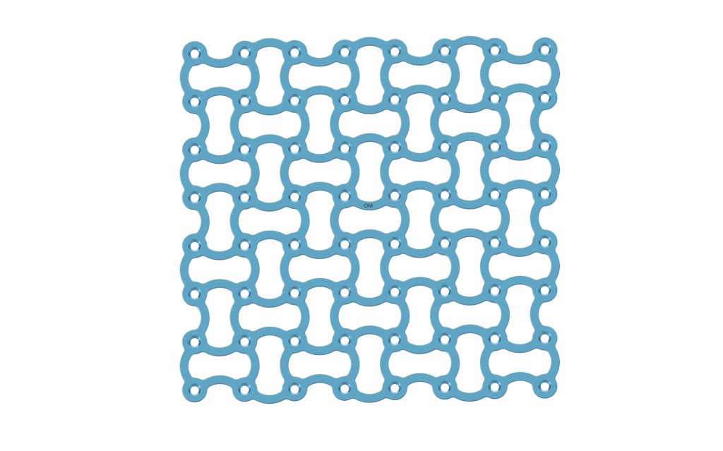 Titanium Ezy mesh Plates 0.4 mm OrthoMax® Mfg Co Pvt ltd