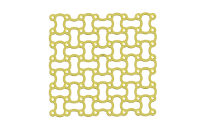 Titanium Ezy Mesh Plates Profile 0.6mm 1.2mm Neurofix Micro Plating Orthopaedic Implant for Cranio-Maxillofacial Reconstruction