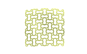 Titanium Ezy Mesh Plate 1.5mm Pre-Contoured Orthopaedic CMF Upper Face Fracture Fixation Implant