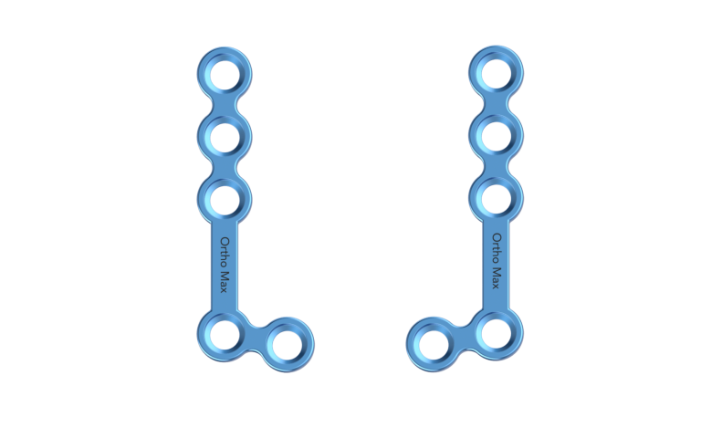 Titanium L Shape plate 100ᵒ 2mm