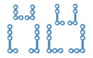 Titanium L Shape plate 90ᵒ 2mm