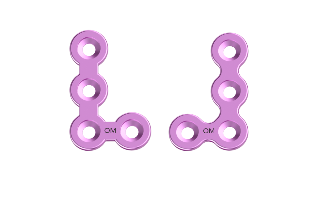 Titanium L Shape plate 90ᵒ SMALL 1 OrthoMax® Mfg Co Pvt ltd