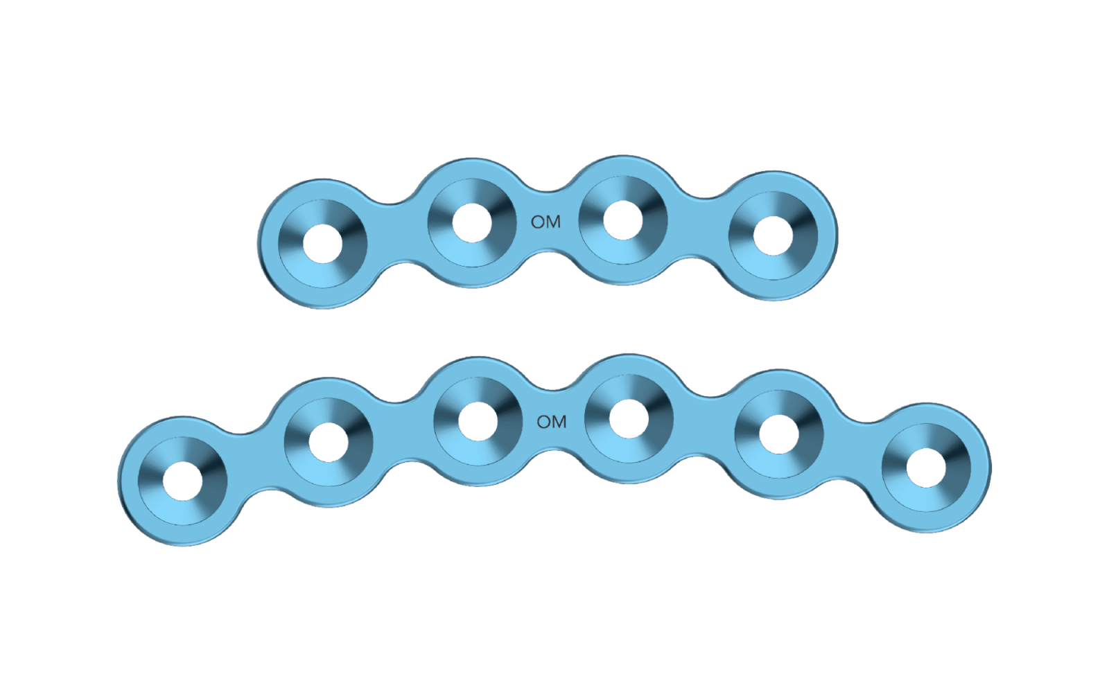 Titanium Micro Orbita Plates without bar