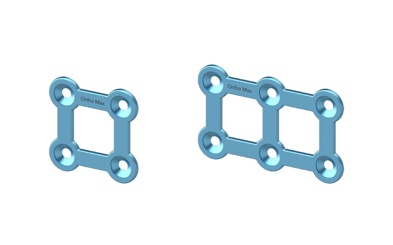 Titanium Micro Square Plates