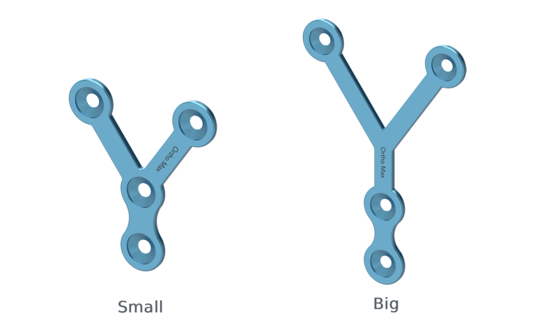 Titanium Micro Y shape Plates 1.2mm