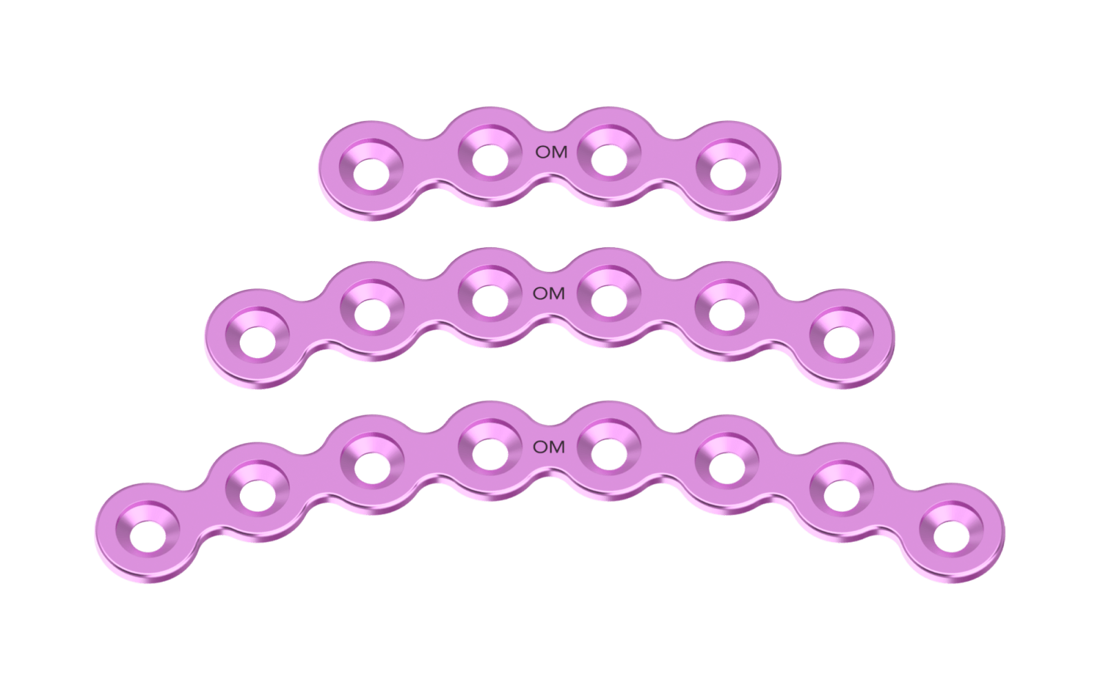 Titanium Orbita Plates without bar