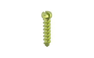 Titanium Screws Emergency Single Slotted 1.5mm Orthopaedic CMF Bone Fixation Implant