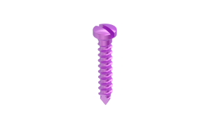 Titanium Screws Single Slotted 1.5mm CMF Upper Face Plating System Orthopaedic Bone Fixation Implant