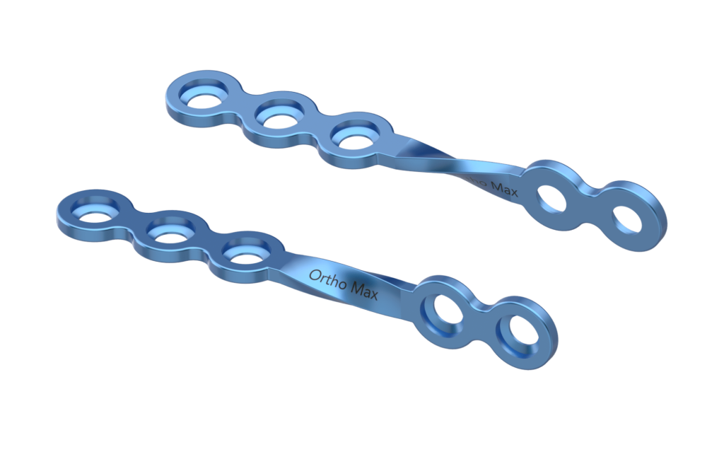 Titanium Twisted Plates 2mm