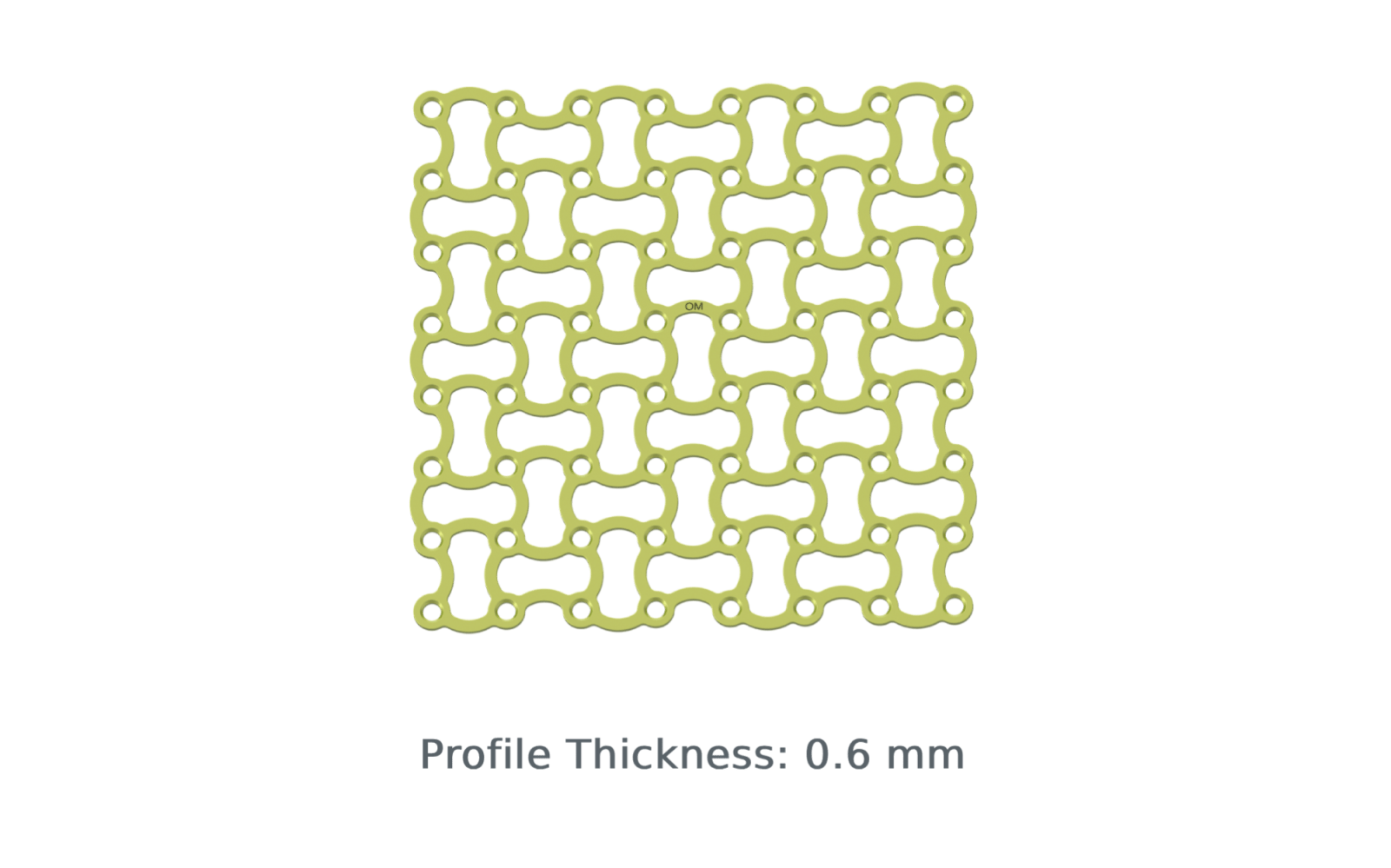 Titanium mesh Plates 0.6 mm