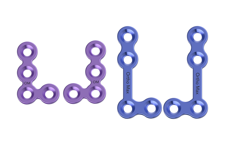 Titanium ultra lock® bone Plates - L Shape 90ᵒ