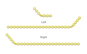 Titanium ultralock® mandibular Reconstruction Plates - Single Angle Primary 4 Holes
