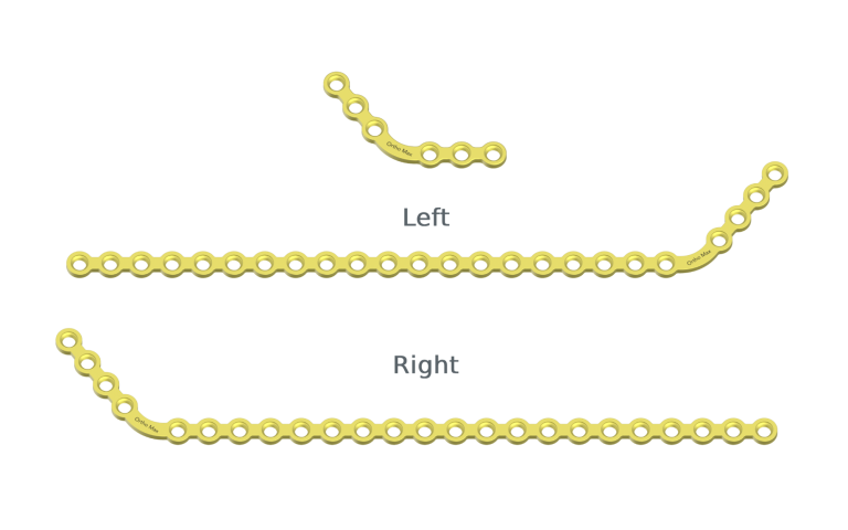 Titanium ultralock® mandibular Reconstruction Plates - Single Angle Primary 4 Holes