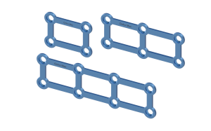 Titanium 3D Plates 2mm CMF Mini Plating System Orthomax Surgical Bone Fixation Implant