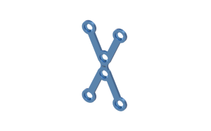 Titanium Double Y shape Plates 2mm