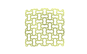 Titanium Ezy Mesh Plate 1.5mm Pre-Contoured Orthopaedic CMF Upper Face Fracture Fixation Implant