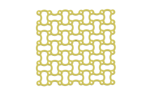 Titanium Ezy Mesh Plates Profile 0.6mm 1.2mm Neurofix Micro Plating Orthopaedic Implant for Cranio-Maxillofacial Reconstruction