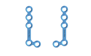 Titanium L Shape Plate 100° 2mm CMF Mini Plating System Orthomax India Orthopaedic Implant