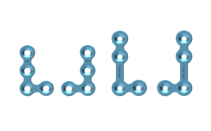 Titanium Micro L Shape plate 90ᵒ with out name