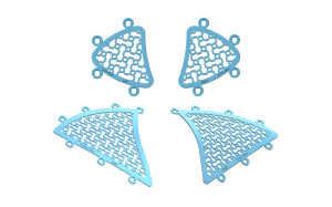 Titanium Micro Mastoid Plates 1.2mm Neurofix CMF Orthopaedic Cranial Bone Fixation Implant