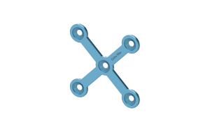 Titanium Micro X Shape Plates 1.2mm Neurofix Orthopaedic Micro Plating Implant Cranio-Maxillofacial Bone Fixation