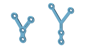 Titanium Micro Y Shape Plates 1.2mm Neurofix Micro Plating System Orthopaedic Implant Craniofacial Bone Fixation