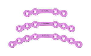 Titanium Orbita Plates with bar