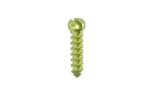 Titanium Screws Emergency Single Slotted 1.5mm Orthopaedic CMF Bone Fixation Implant