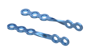 Titanium Twisted Plates 2mm CMF Mini Plating System Orthopaedic Implant for Facial Bone Fracture Fixation