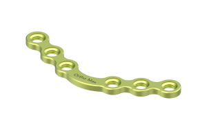 Titanium Ultra Lock Plates Mandible Angle 2.5mm CMF Mandible Plating System Orthomax India Implant