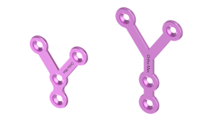 Titanium Y Shape Plates 1.5mm CMF Upper Face Orthopaedic Bone Fixation Implant