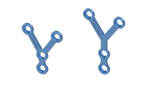 Titanium Y shape Plates 2mm