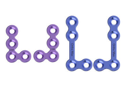 Titanium ultra lock® bone Plates - L Shape 90ᵒ