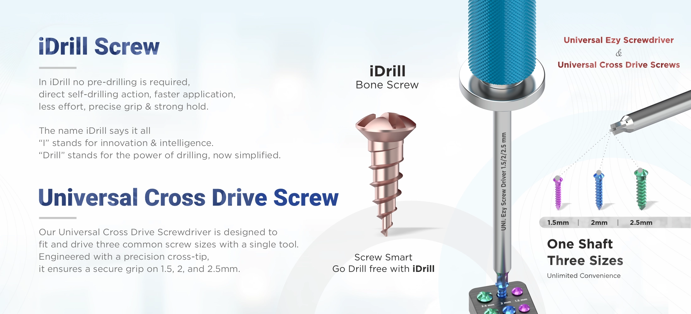 iDrill & Universal Screw