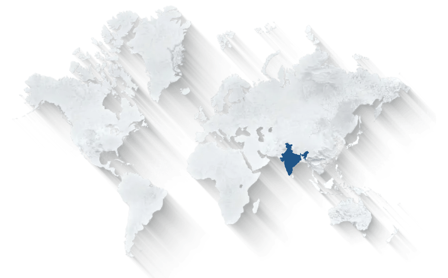 map new with india